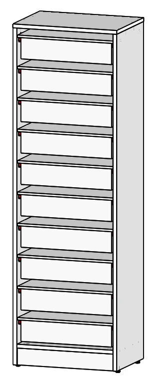 Corner Shelf for Children's Rooms, Art. SS-04