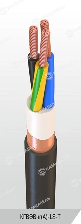 PVC Insulated Power Cable with Copper Conductors, 0.66/1 kV KGVÉVng(A)-LS-T