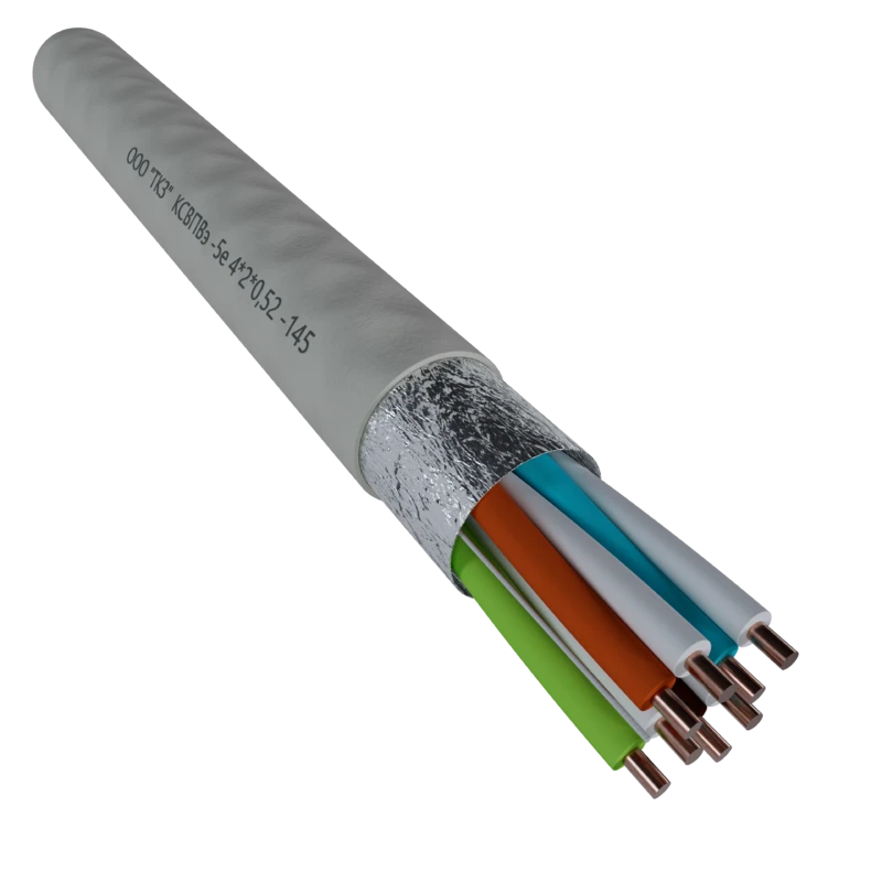 High-Frequency Twisted Pair Cable F/UTP Cat 5e PVC 10x2x0.52