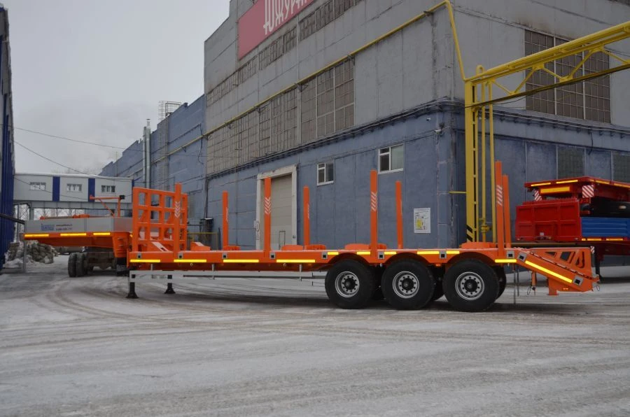 Semi-Trailer Politrans 94163-030 for Heavy Cargo Transport