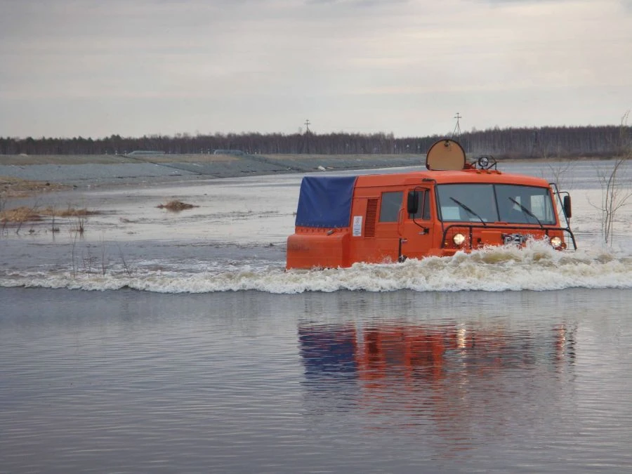 Floating Cargo Snow and Marsh Vehicle TTM-3902GR