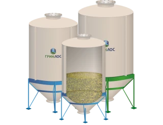 GRINLOS Conical Plastic Silos for Bulk Storage