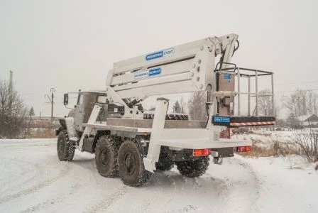 Автогидроподъёмник рычажно-телескопический АГП-29РТ УРАЛ-4320 14М 250КГ 14.5М