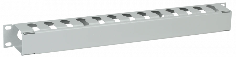 ITK Cable Organizer with Lid 19" 1U, Grey, CO35-1MCM