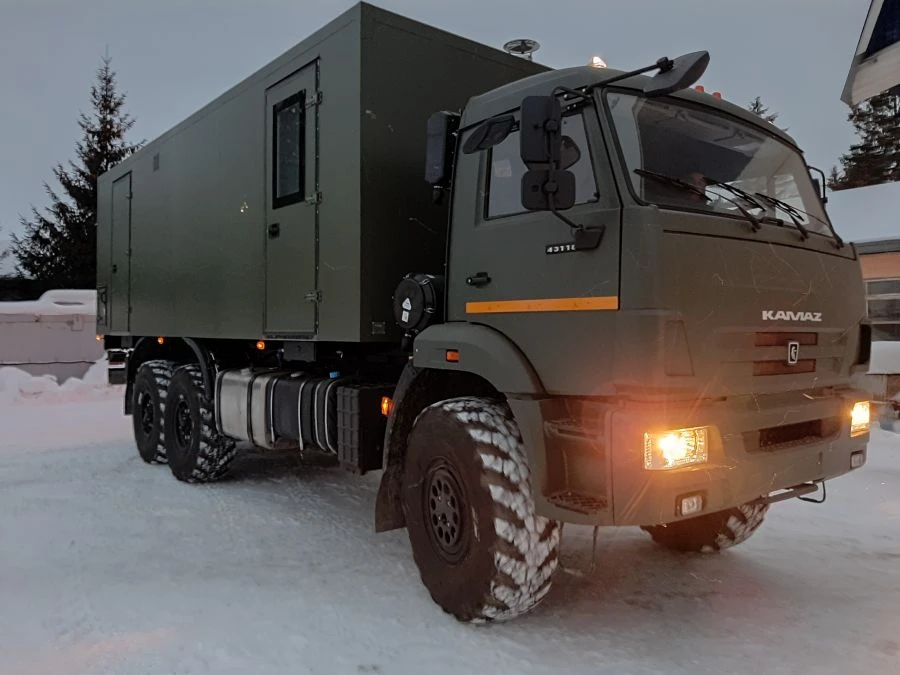 Cargo-Passenger Van Workshop KAMAZ 43118-RS Model 675411