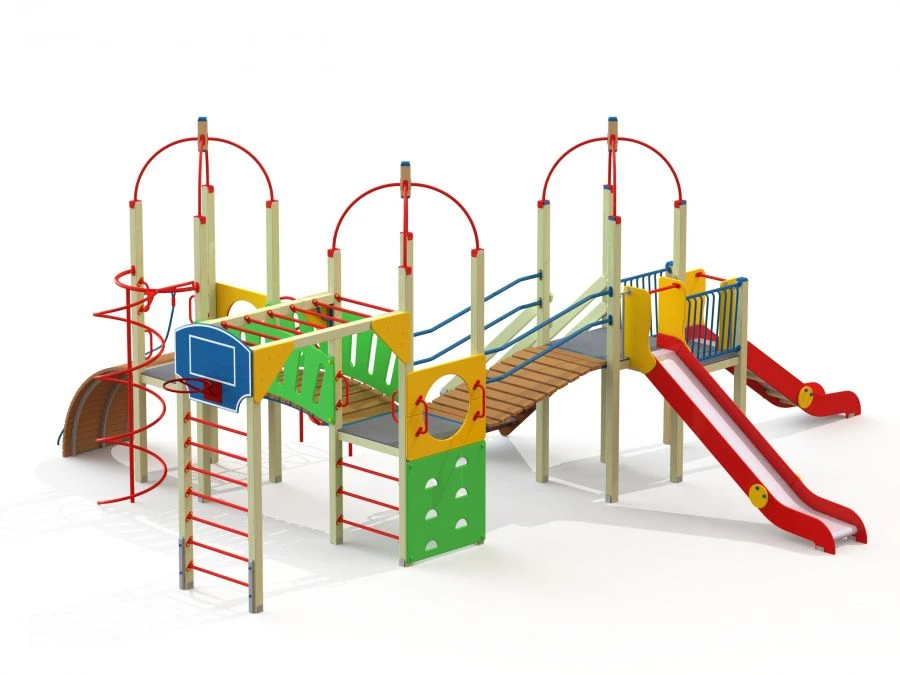 Children's Play Complex DIC 3.167, Height 1200-1500 mm