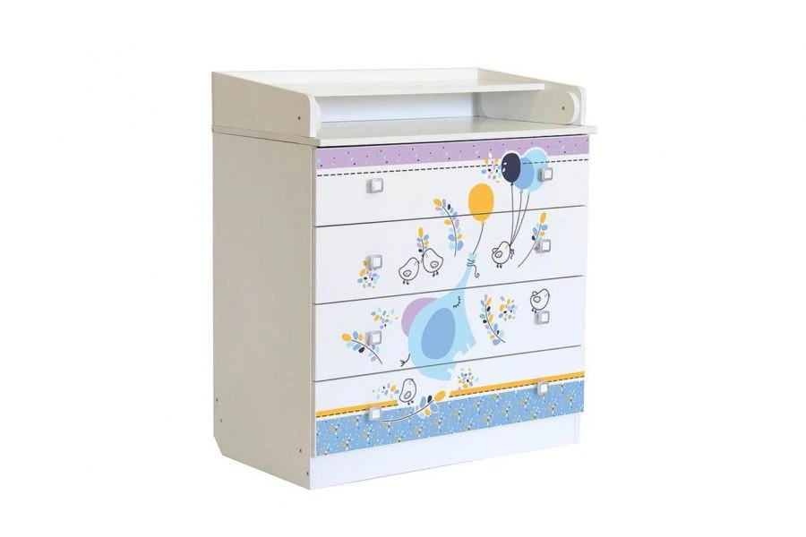 Children's Dresser Polini Kids Simple 1580 Elephant on Sphere