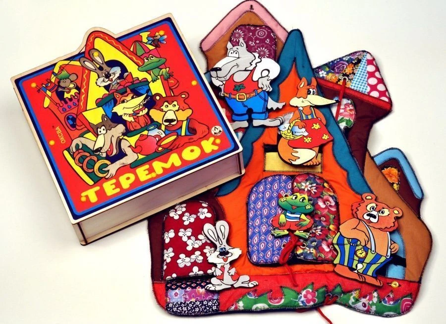 Educational Play Set "Teremok" - Fabric House Toy
