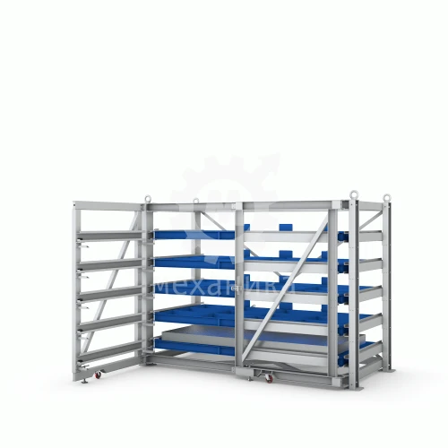 Horizontal Metal Sheet Storage Rack Series 1617