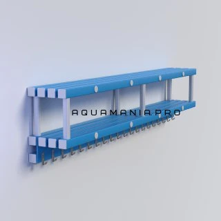 Durable PVC Profile Wall-Mounted Shelf