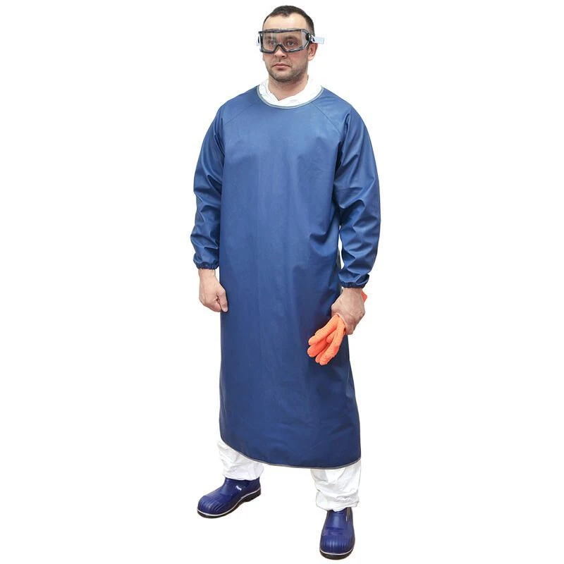 Water-Resistant Protective Apron, Model K80 S50, PVC