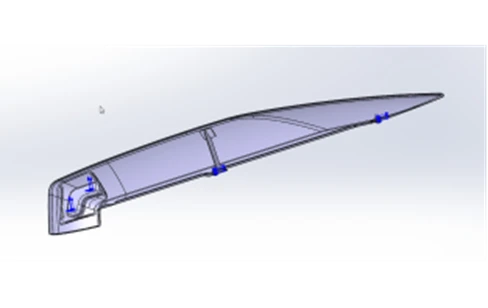 Rear Left Fairing Assembly for Vehicles 5299-401-5602620