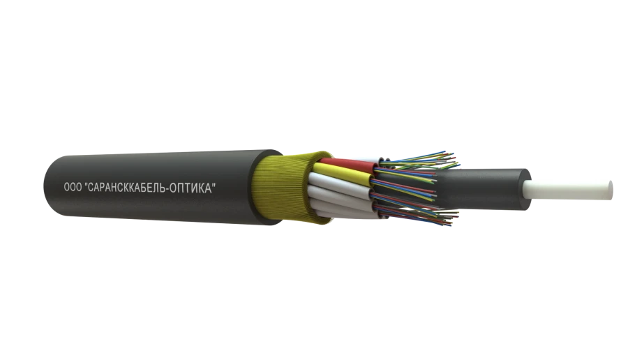 Fiber Optic Cable OKMS with Dielectric Central Strength Element