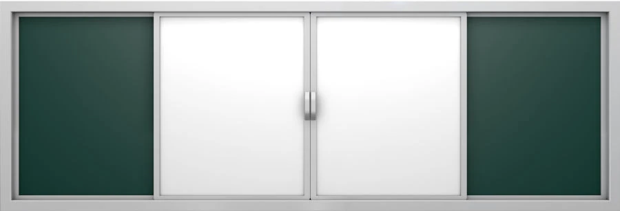 Sliding Magnetic Whiteboard Rail System for Classrooms