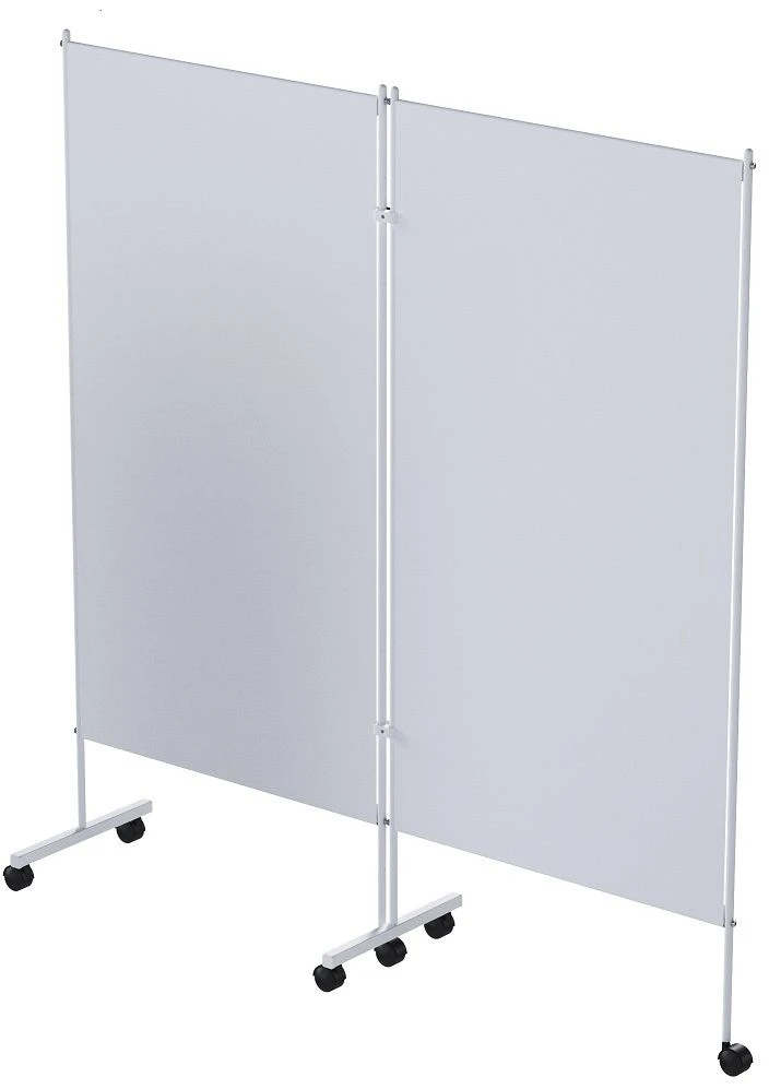 Medical Folding Screen on Wheels, Two-Section, Model MSK-2301