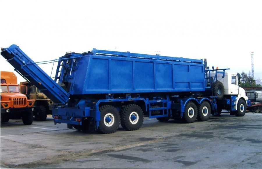 Dump Trailer SAV 93182RD with Leaf Spring Suspension
