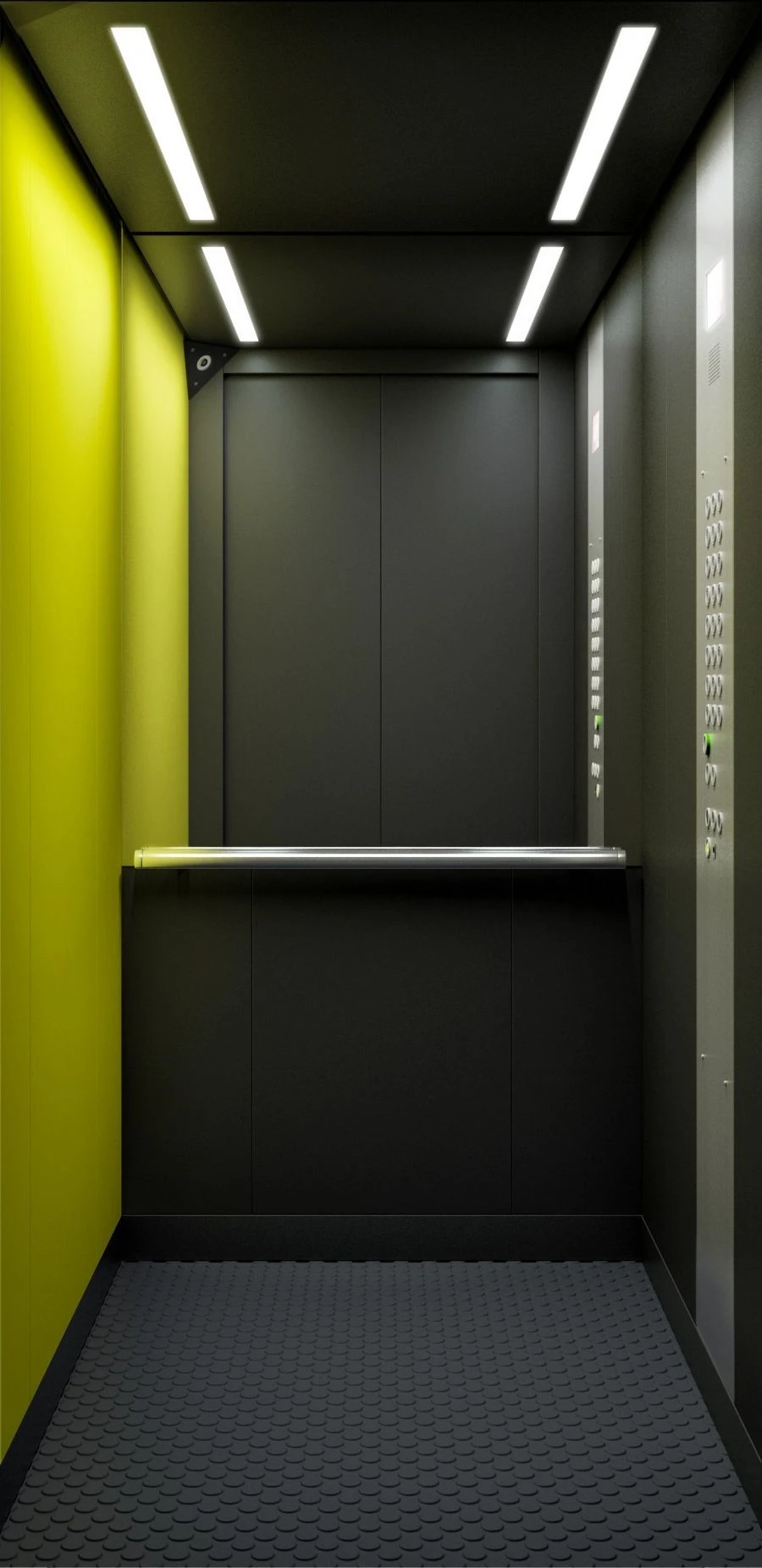 Electric Passenger Lift 1600 kg, 2.5 m/s, EI60, Machine Roomless