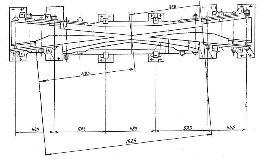Cross Switch Type R50 Model 2/9 Blunt (Project 2892.01.000)
