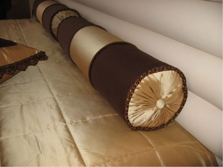 Decorative Fabric Roller Cover - Protective Sleeve for Rollers