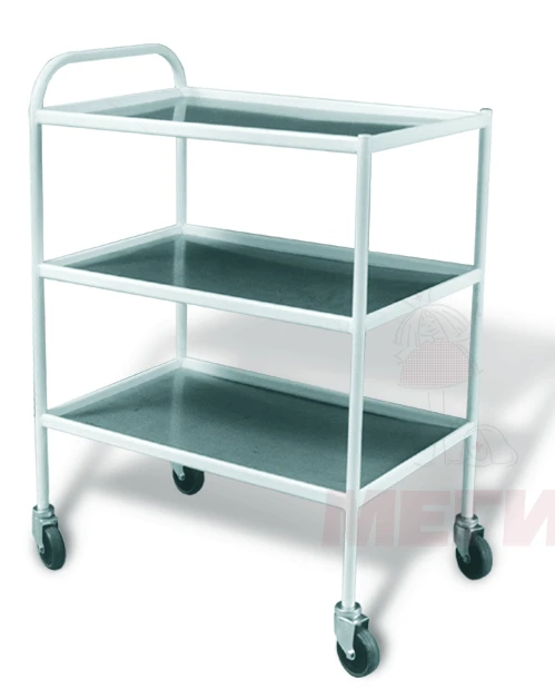 Mobile Procedure Table with Three Glass Shelves, SPp-02-MSK (502-01)