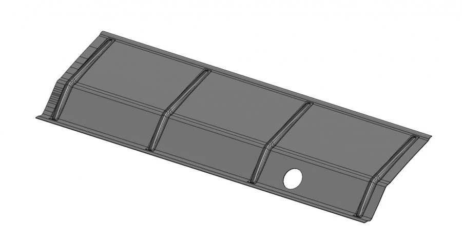 Ceiling Panel for Vehicle Interior and Exterior, Model 5299230-5702130-52