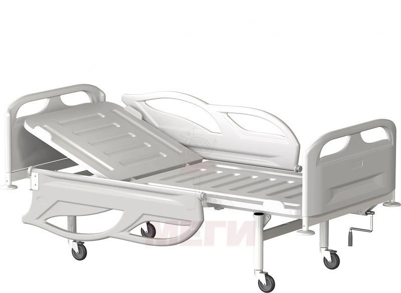 Hospital Bed with Headrest on Wheels - KFO-01-MSK (MSK-3101)