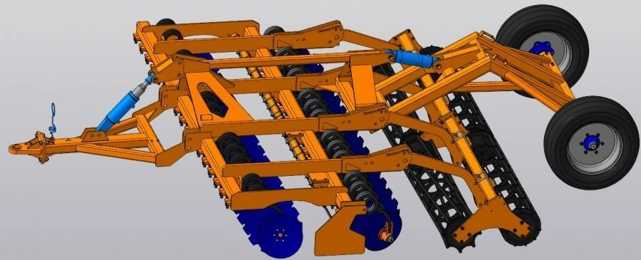 Disc Mulcher DM-4x2 for Soil Preparation