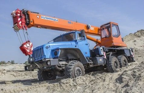 Crane Truck KS-35719-3-02 with 16t Capacity