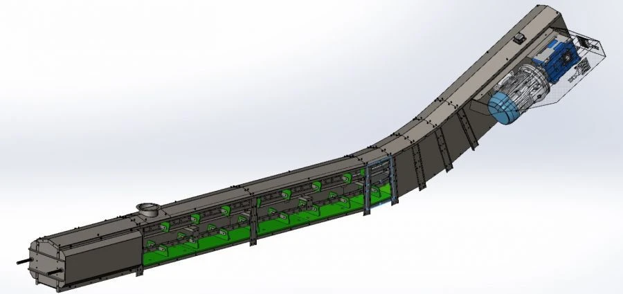Scraper Conveyor for Bulk Materials CSCC-240