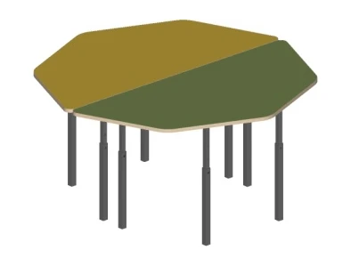 Octagonal Table Set (2 Tables) Art. S.03.32