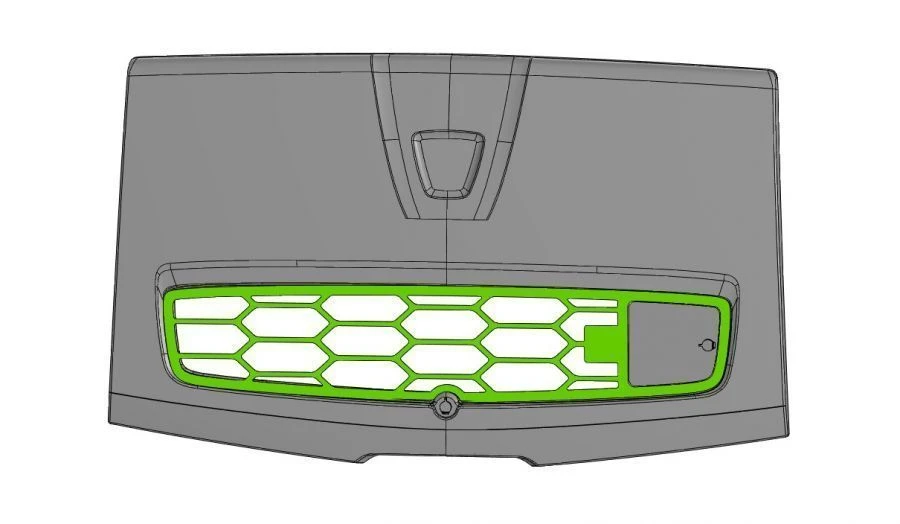 Rear Assembly Hood Made of Polyester Fiberglass 5299-230-5602520-50