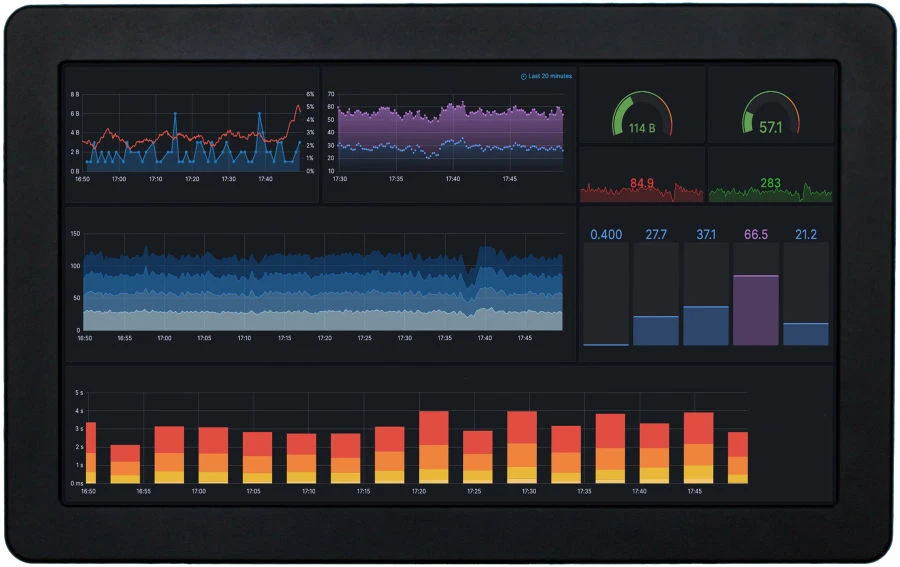 High-Reliability Industrial Monitor with 24-Inch Display - DNA-24W-TC