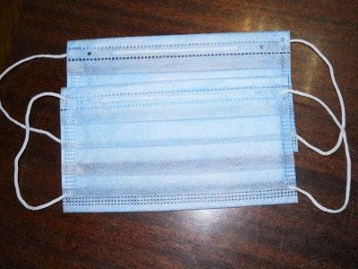 Medical Three-Layer Face Mask with Nose Clip, Disposable