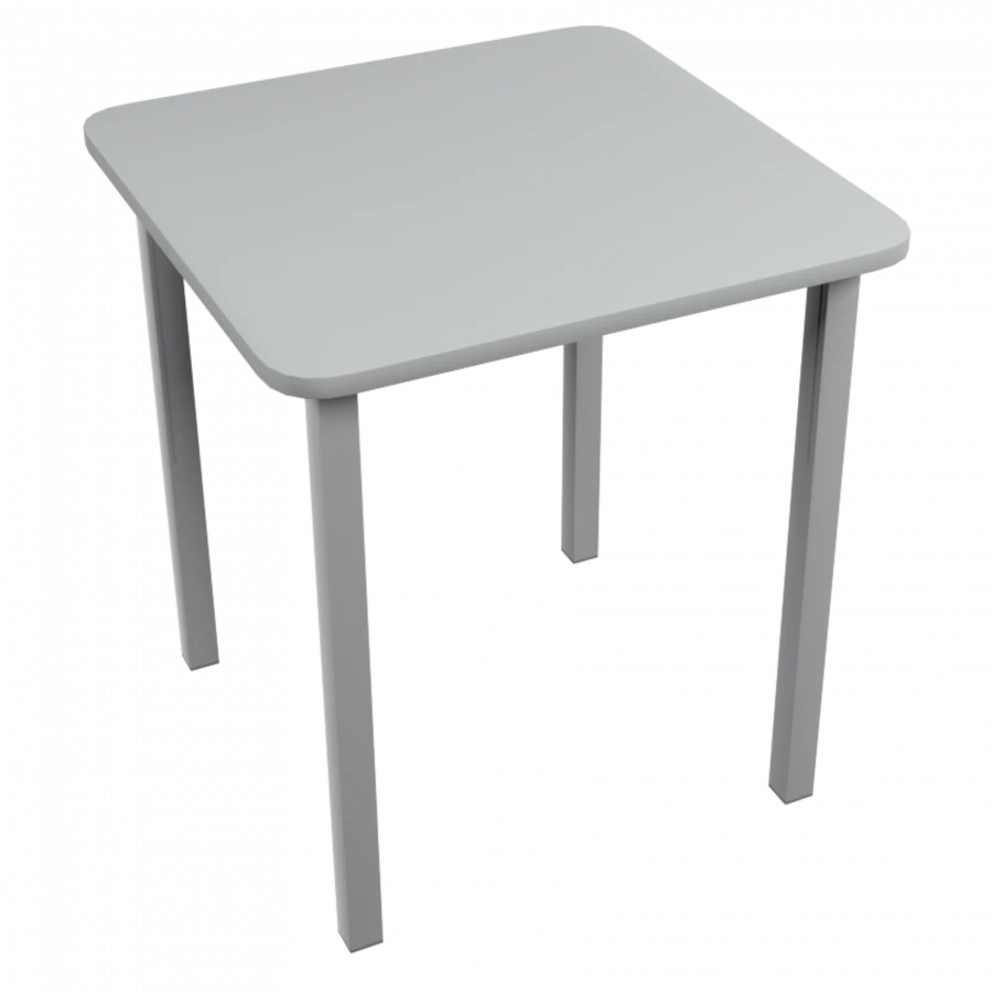 Square Table 700x700 mm with PVC Edging