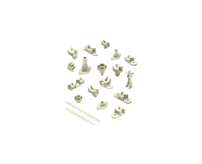 Fastening Elements for Electrical Harnesses in Aircraft