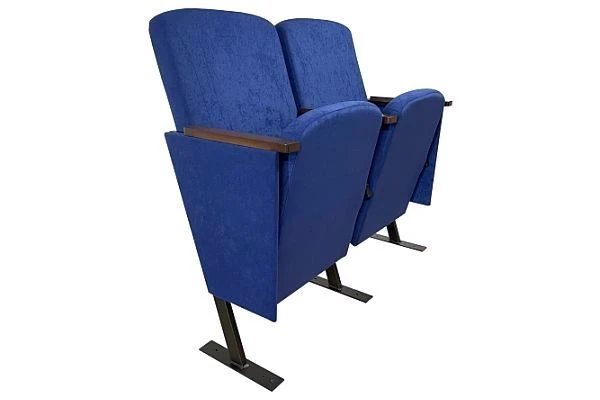 Comfortable Theater Chair with Upholstered Design and Armrests - Model "Caesar