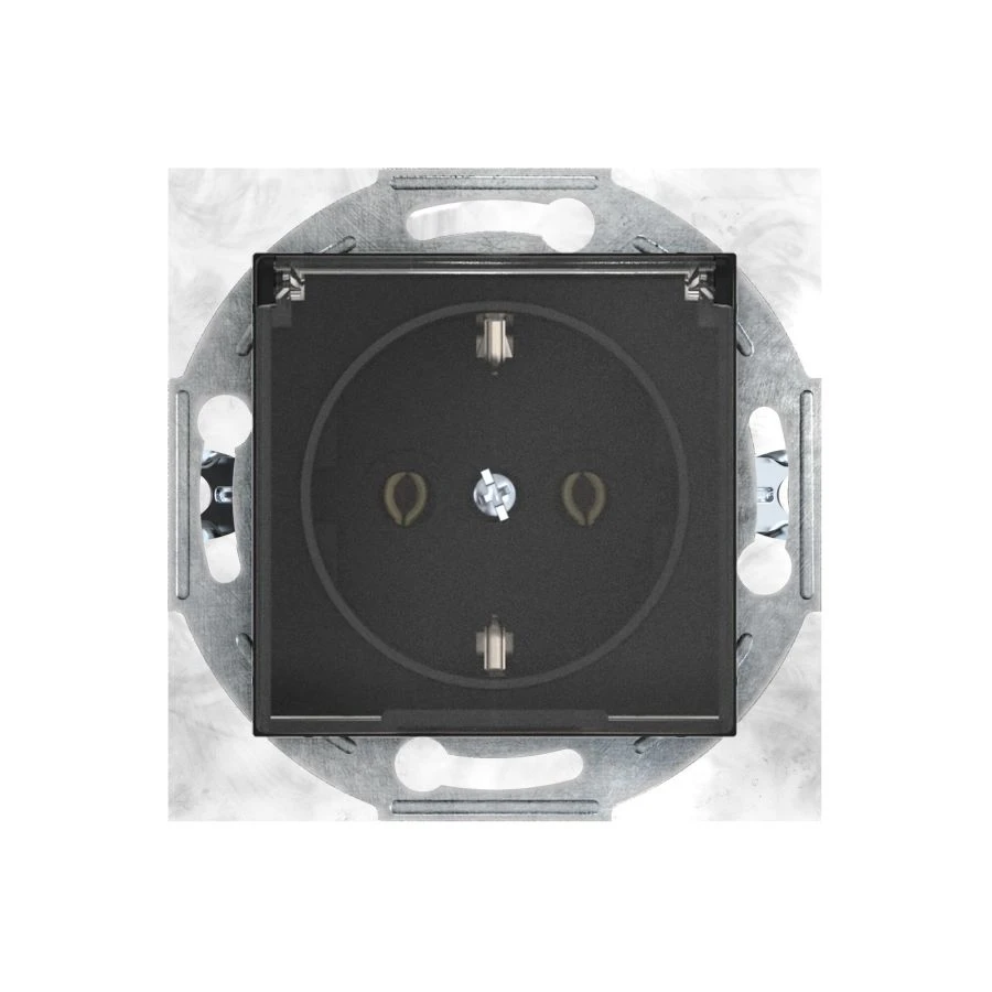 Caduceus Aling Prestige Hidden Socket with Grounding 16A, 250V