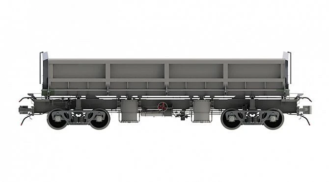 Dump Car for Bulk and Piece Cargo Transport Model 32-1263