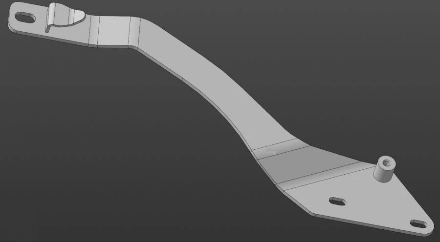 Left Bracket - Durable Mounting Support for Various Applications