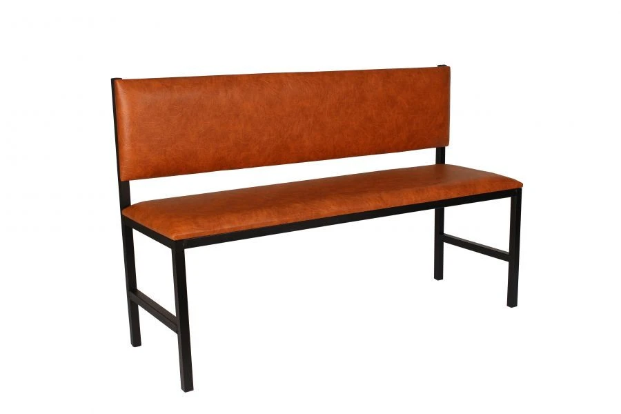 Comfortable Bench with Backrest LO5 for Offices and Schools