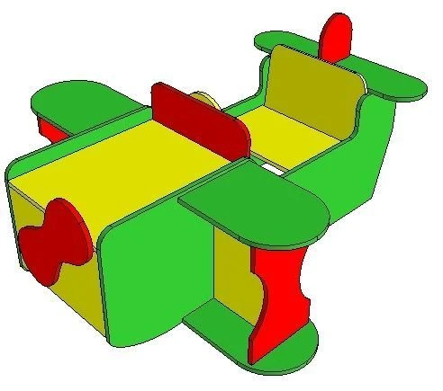 Airplane Bench Table for Play Zone FN.MDU.01.42.00.00.00