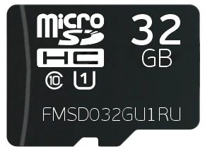 Reliable 32GB Micro SDHC Memory Card FMSD032GU1RU