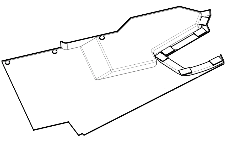 Upper Left Panel S.15-30.10.400 for Tramway Cars