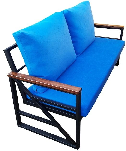 Loft Style Sofa "ALEX" - Metal Frame, Multiple Sizes