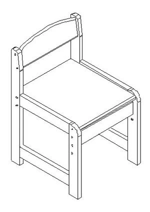 Children's Preschool Chair for Educational Institutions