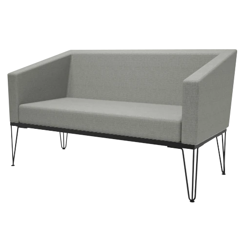 Upholstered Sofa D27 with Metal Frame