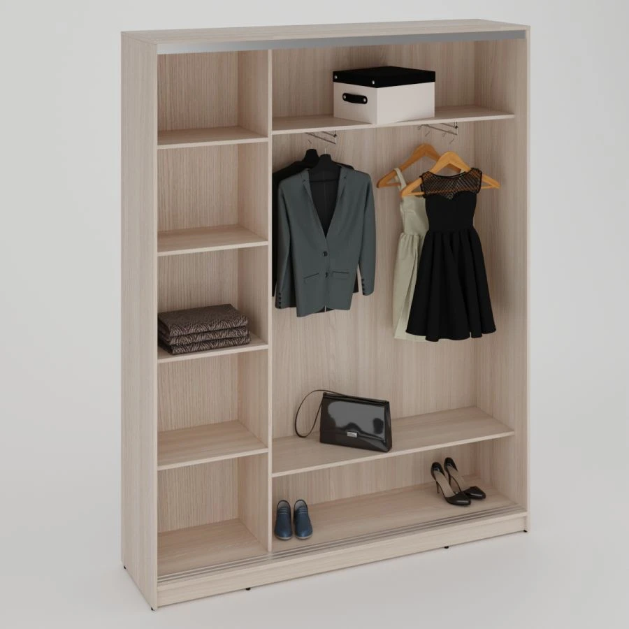 Sliding Wardrobe SHK-3 with Two Sections
