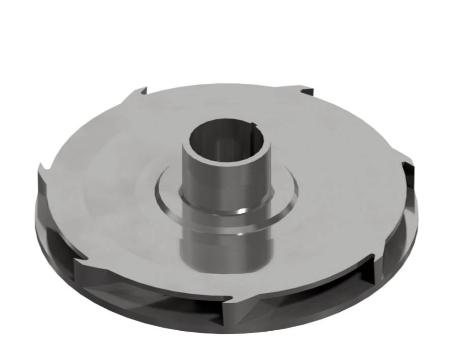 Compression Wheel Impeller D460N, 0.62" Shaft, Ni-Resist