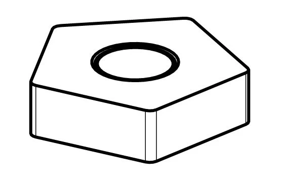 Universal Tungsten Carbide Insert PNEA 110408 P15U