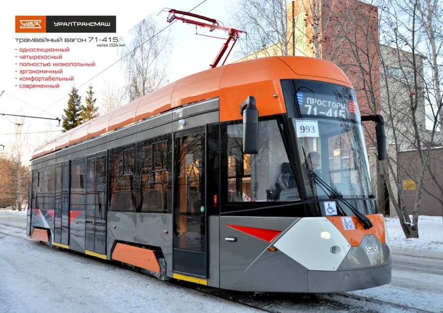 Tram Car Model 71-415 - Efficient Urban Transport Solution